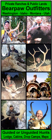 Bearpaw Outfitters, Guided Hunts, Unguided Hunts, Hunting Maps